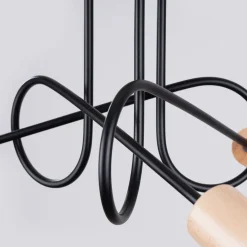 Żyrandol EMBER 3 czarny