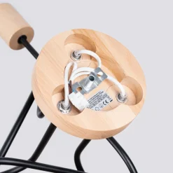 Żyrandol EMBER 3 czarny