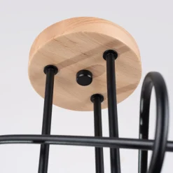 Żyrandol EMBER 3 czarny