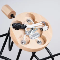 Żyrandol EMBER 5 czarny