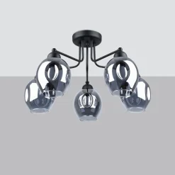 Żyrandol FILLAN 5 czarny