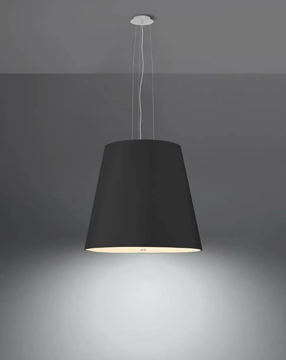 Żyrandol GENEVE 50 czarny