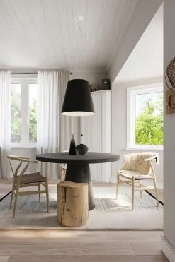 Żyrandol GENEVE 50 czarny