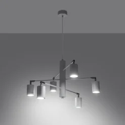 Żyrandol LEMMI 6 biały