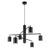 Żyrandol LEMMI 6 czarny