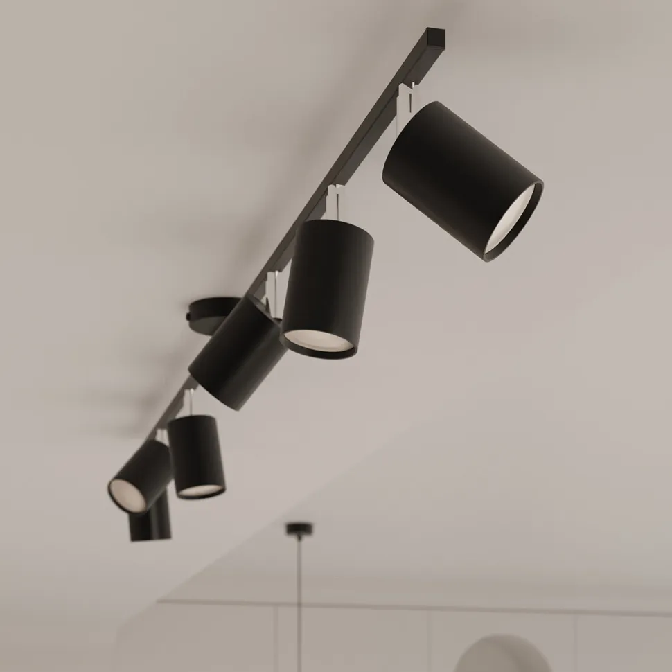 Żyrandol LEMMI 6 czarny