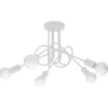 Żyrandol LOOP 5 biały