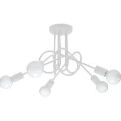 Żyrandol LOOP 5 biały