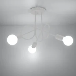 Żyrandol LOOP 3 biały