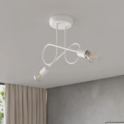 Żyrandol LOOP 2 biały