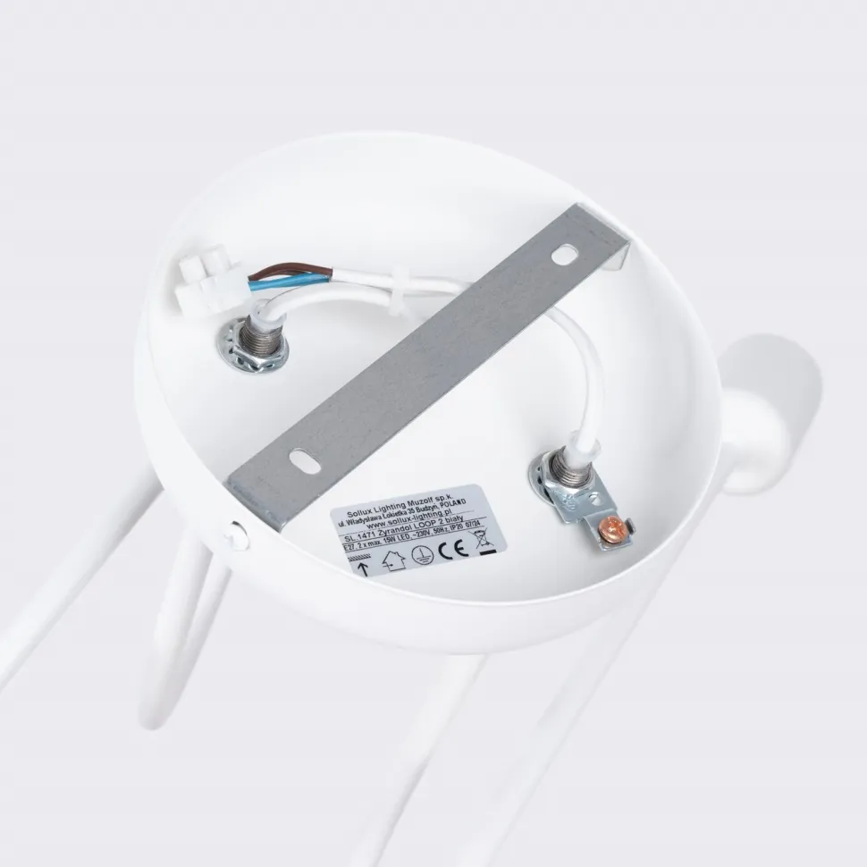 Żyrandol LOOP 2 biały