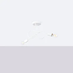 Żyrandol LOOP 2 biały