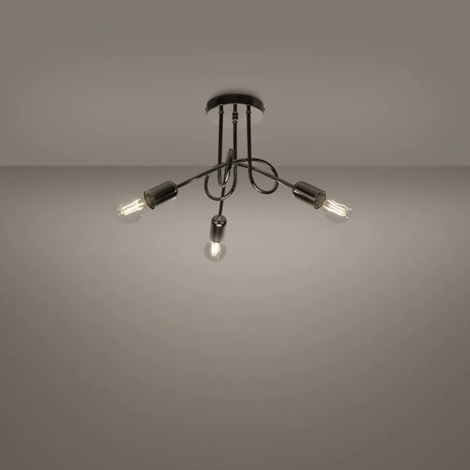 Żyrandol LOOP 3 chrom