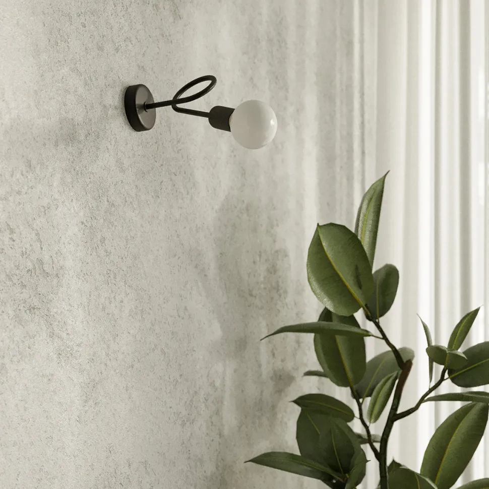 Żyrandol LOOP 3 czarny