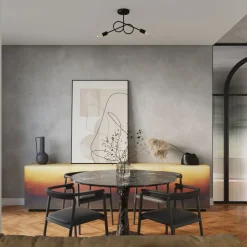 Żyrandol LOOP 2 czarny