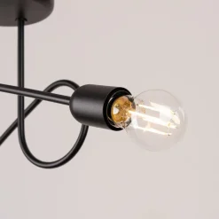 Żyrandol LOOP 2 czarny