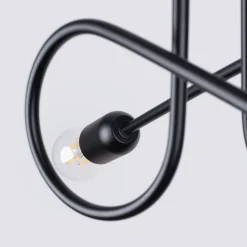 Żyrandol LOOP 2 czarny