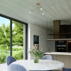 Żyrandol LOOP 3 złoty połysk