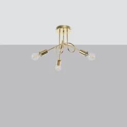 Żyrandol LOOP 3 złoty połysk