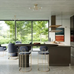 Żyrandol LOOP 3 złoty połysk