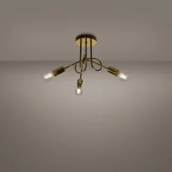 Żyrandol LOOP 3 złoty połysk
