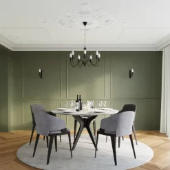 Żyrandol MINERWA 3 czarny