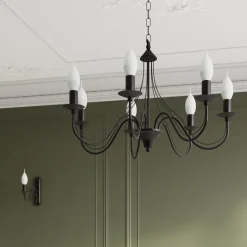 Żyrandol MINERWA 5 czarny