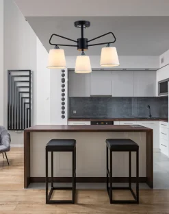 Żyrandol Morley 3 czarny