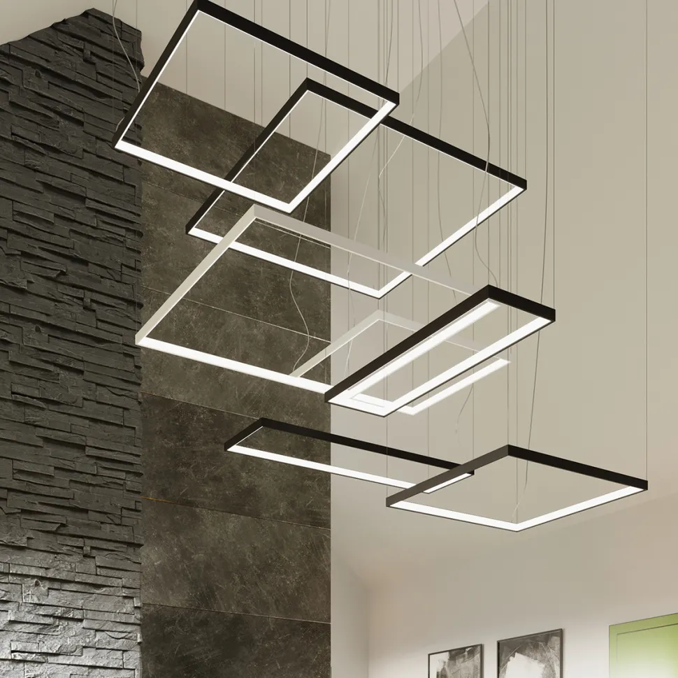 Żyrandol NELYA L biały LED 3000K