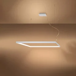 Żyrandol NELYA L biały LED 3000K