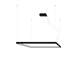 Żyrandol NELYA L czarny LED 3000K