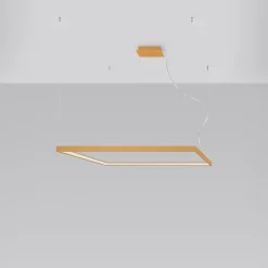 Żyrandol NELYA L złoty LED 4000K