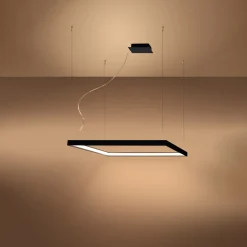 Żyrandol NELYA M czarny LED 3000K