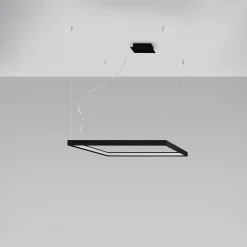 Żyrandol NELYA M czarny LED 4000K