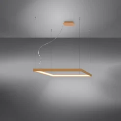 Żyrandol NELYA M złoty LED 4000K