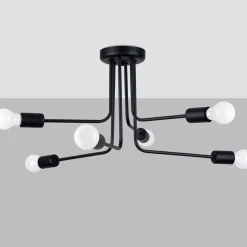 Żyrandol NORAH 6 czarny