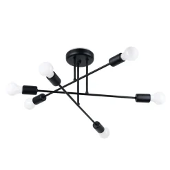 Żyrandol NORAH 6R czarny