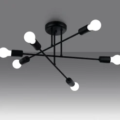 Żyrandol NORAH 6R czarny