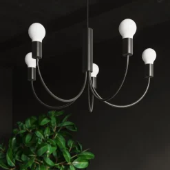 Żyrandol PICCOLO 3 czarny