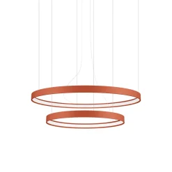 Żyrandol RIO 2 55/78 ochra czerwona LED  3000K