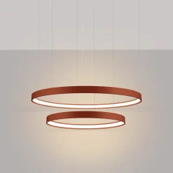 Żyrandol RIO 2 55/78 ochra czerwona LED 3000K