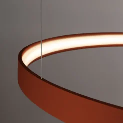 Żyrandol RIO 2 55/78 ochra czerwona LED 3000K