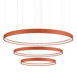 Żyrandol RIO 3 55/78/110 ochra czerwona LED 3000K