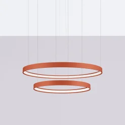 Żyrandol RIO 2 55/78 ochra czerwona LED  4000K