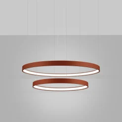 Żyrandol RIO 2 55/78 ochra czerwona LED  4000K