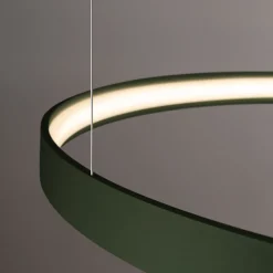 Żyrandol RIO 2 55/78 zielona oliwka LED 3000K