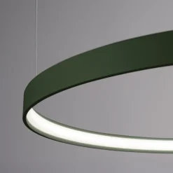 Żyrandol RIO 3 55/78/110 zielona oliwka LED 4000K