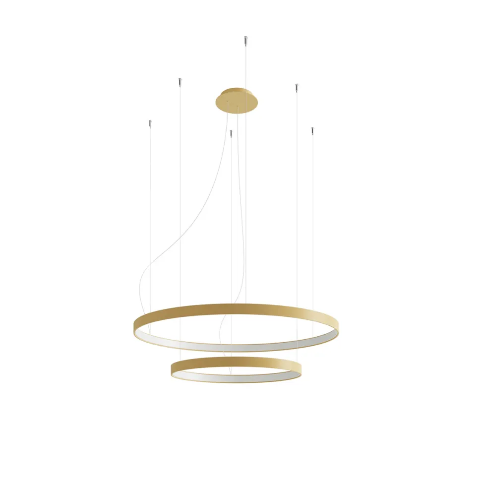 Żyrandol RIO 2 55/78 złoty LED 3000K