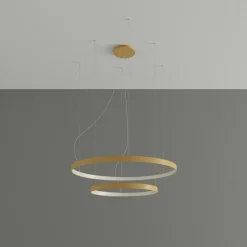 Żyrandol RIO 2 55/78 złoty LED 3000K