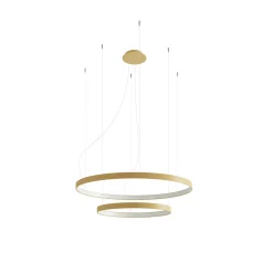 Żyrandol RIO 2 55/78 złoty LED 4000K